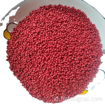 PE plastik masterbatch warna merah polietilen masterbatch